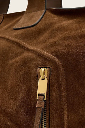 AllSaints kadın süet alışveriş çantası JEAN