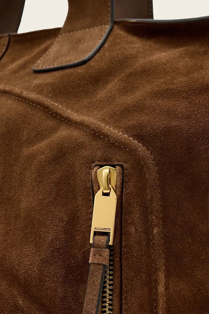 AllSaints kadın süet alışveriş çantası JEAN