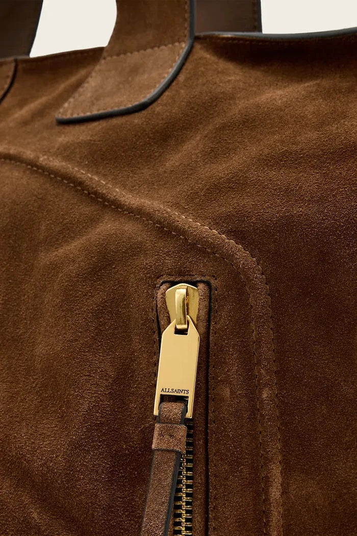 AllSaints kadın süet alışveriş çantası JEAN