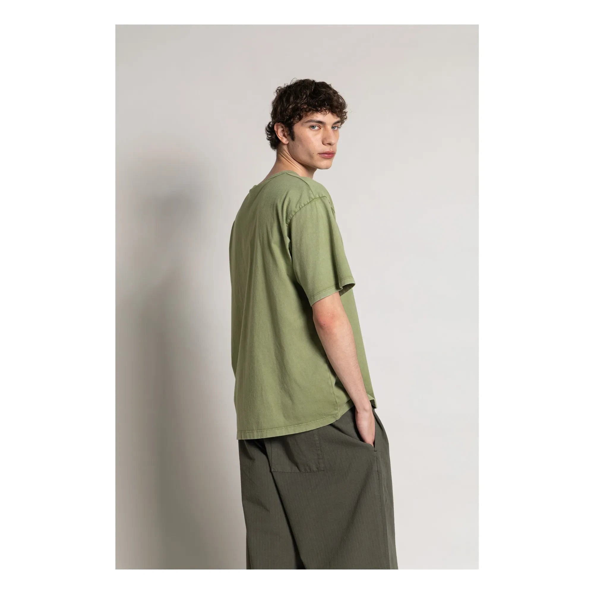 Smallable Man - Solal Bio-Baumwoll-T-Shirt | Hellkhaki