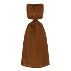 Vanessa Sposi - Kleid mit Cut-Outs | Schokolade