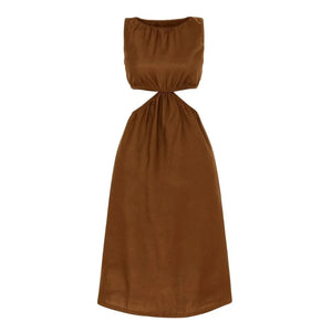 Vanessa Sposi - Kleid mit Cut-Outs | Schokolade