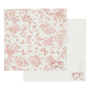 Tartine et Chocolat - Toile de Jouy Windeln - 2er Set | Pfirsich