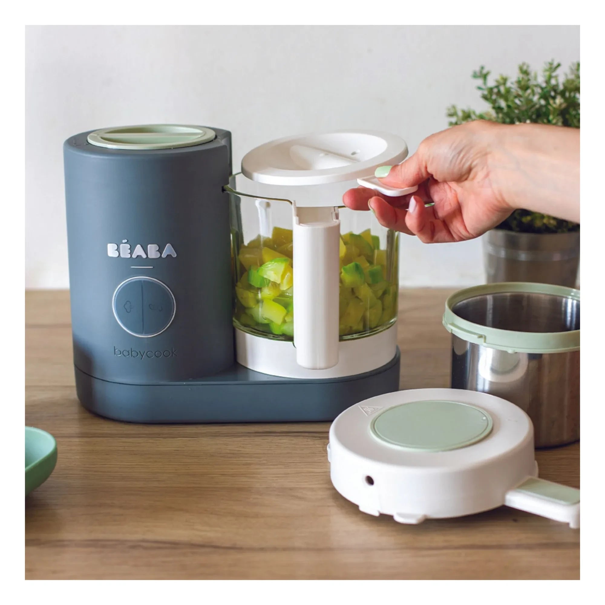 Béaba - Babycook Neo 4-in-1 Babykostzubereiter | Grau