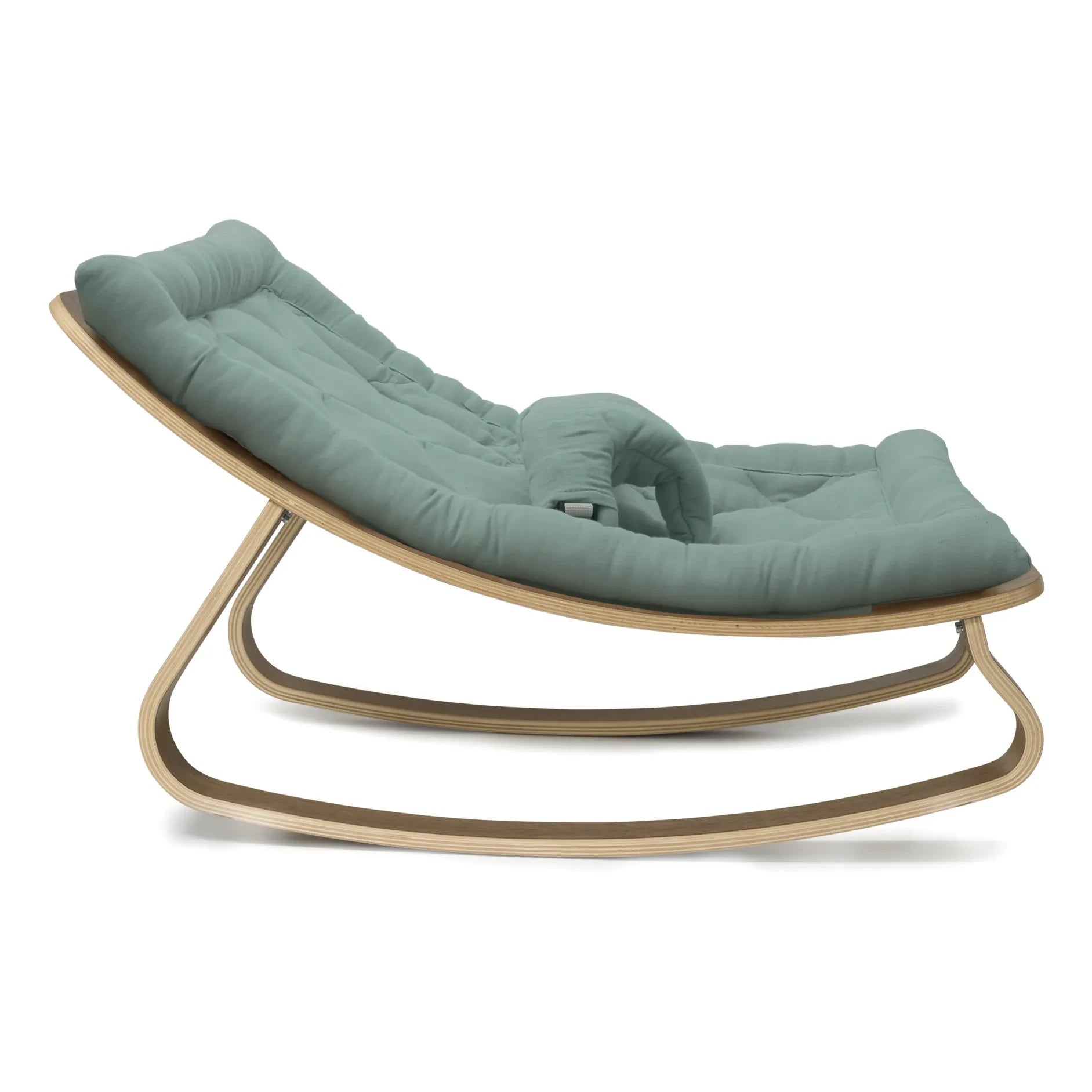 Charlie Crane - Levo Walnuss Babywippe | Storm Blue