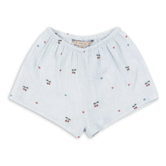 Konges Sløjd - Hellblaue Bio-Baumwoll-Shorts | Coconut Cherry