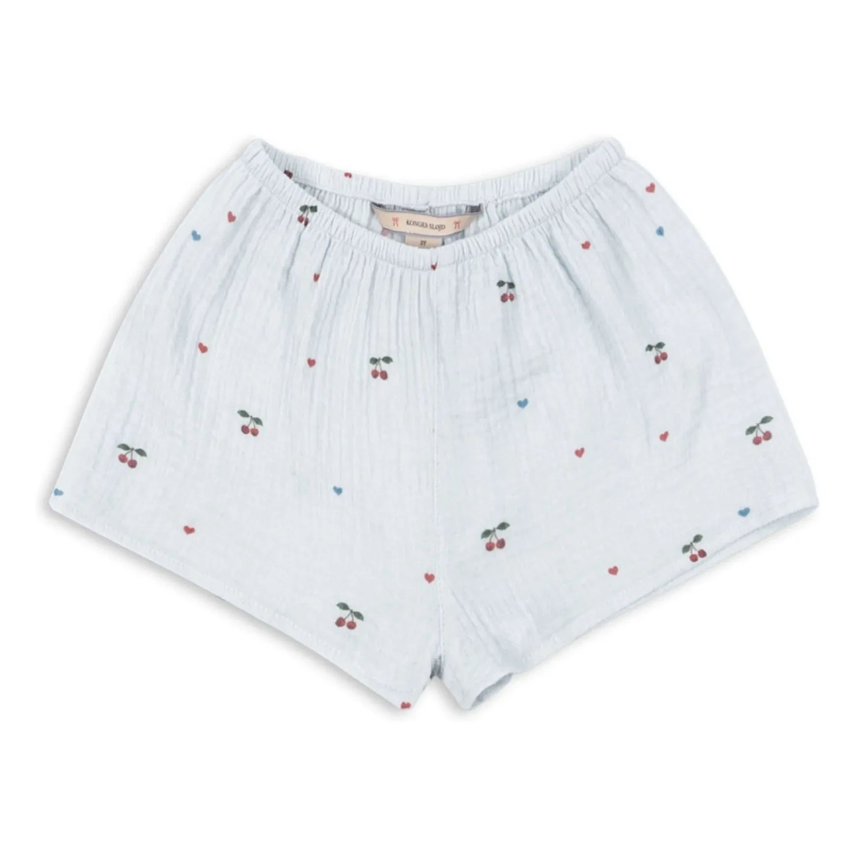 Konges Sløjd - Hellblaue Bio-Baumwoll-Shorts | Coconut Cherry