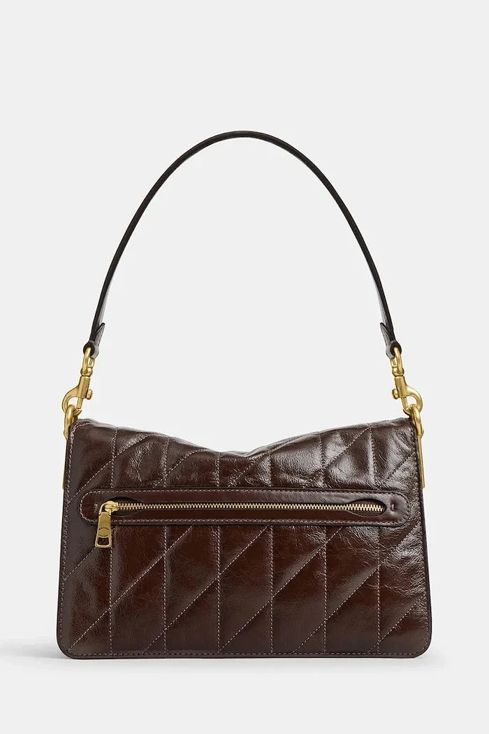 Coach Tabby Chain Shoulder Bag With Quilting Deri Çanta