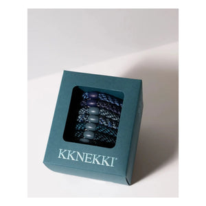 Bon Dep - 8er Set Haargummis Kknekki Arctic Edition | Eisblau