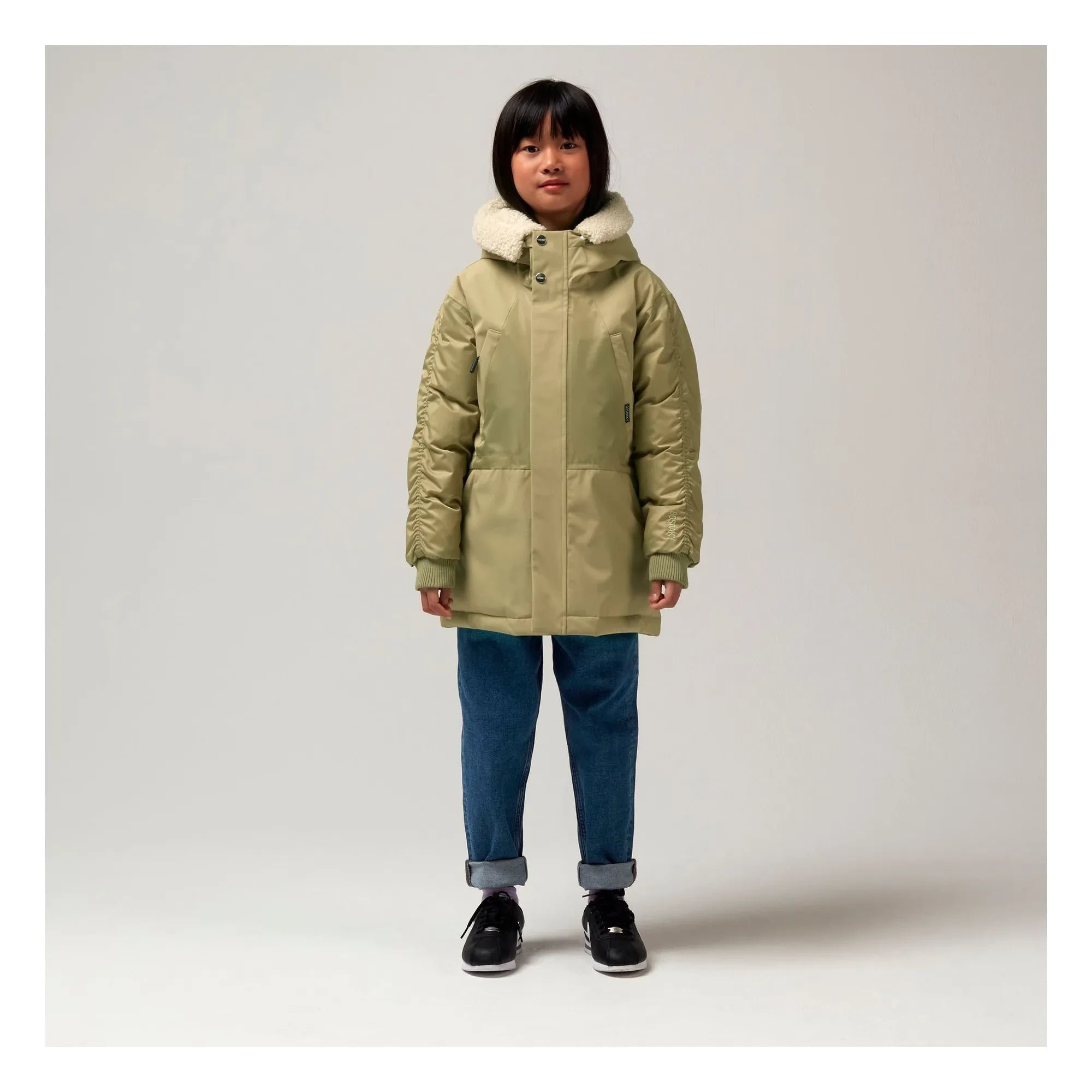 Gosoaky – Funny Frog wasserdichter Parka | Hellgrün
