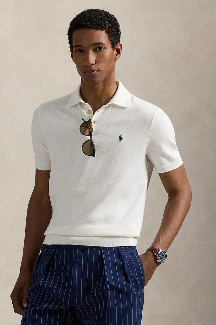 Polo Ralph Lauren Erkek Pamuk Kısa Kollu Kazak