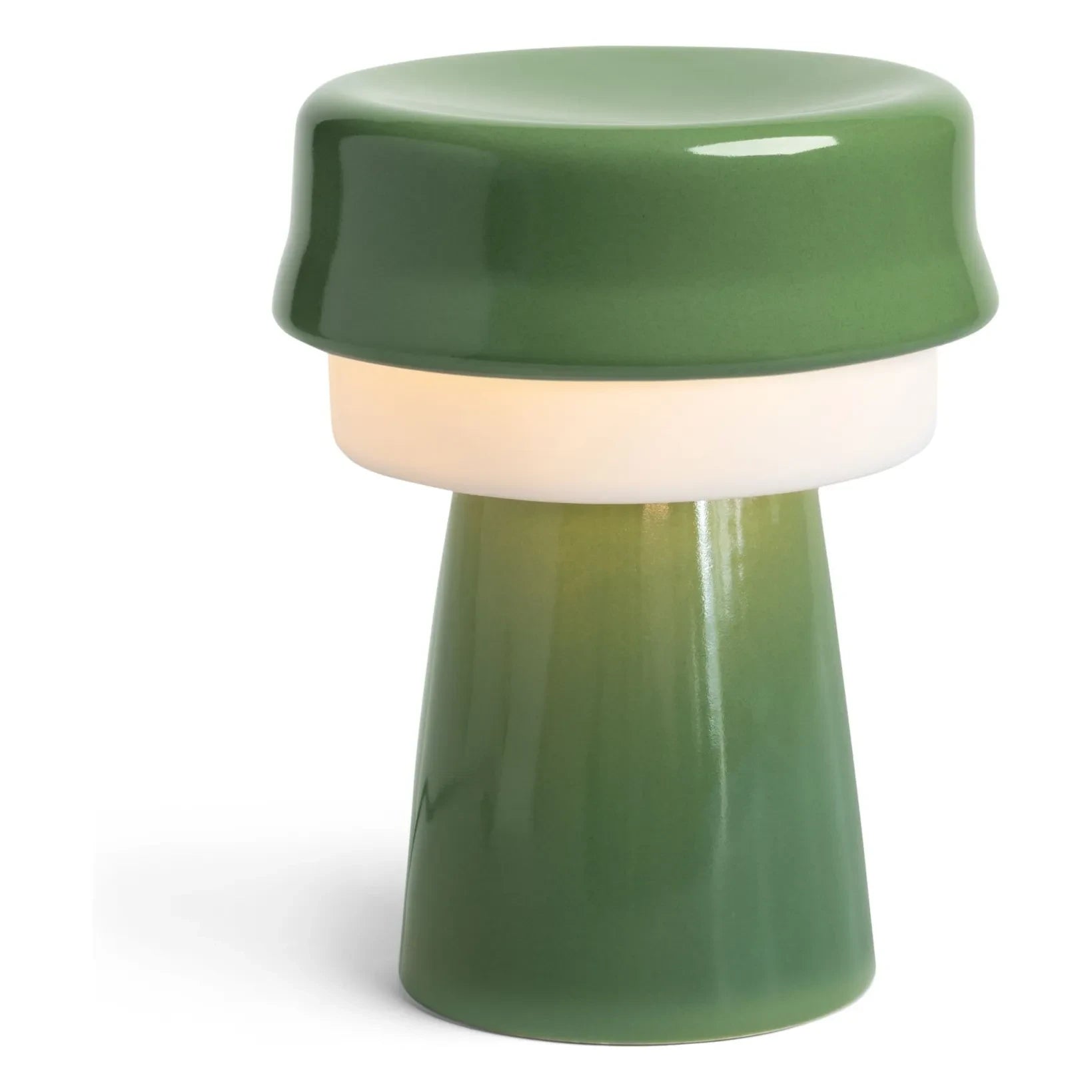 &Klevering - Hut Porzellanlampe | Grün
