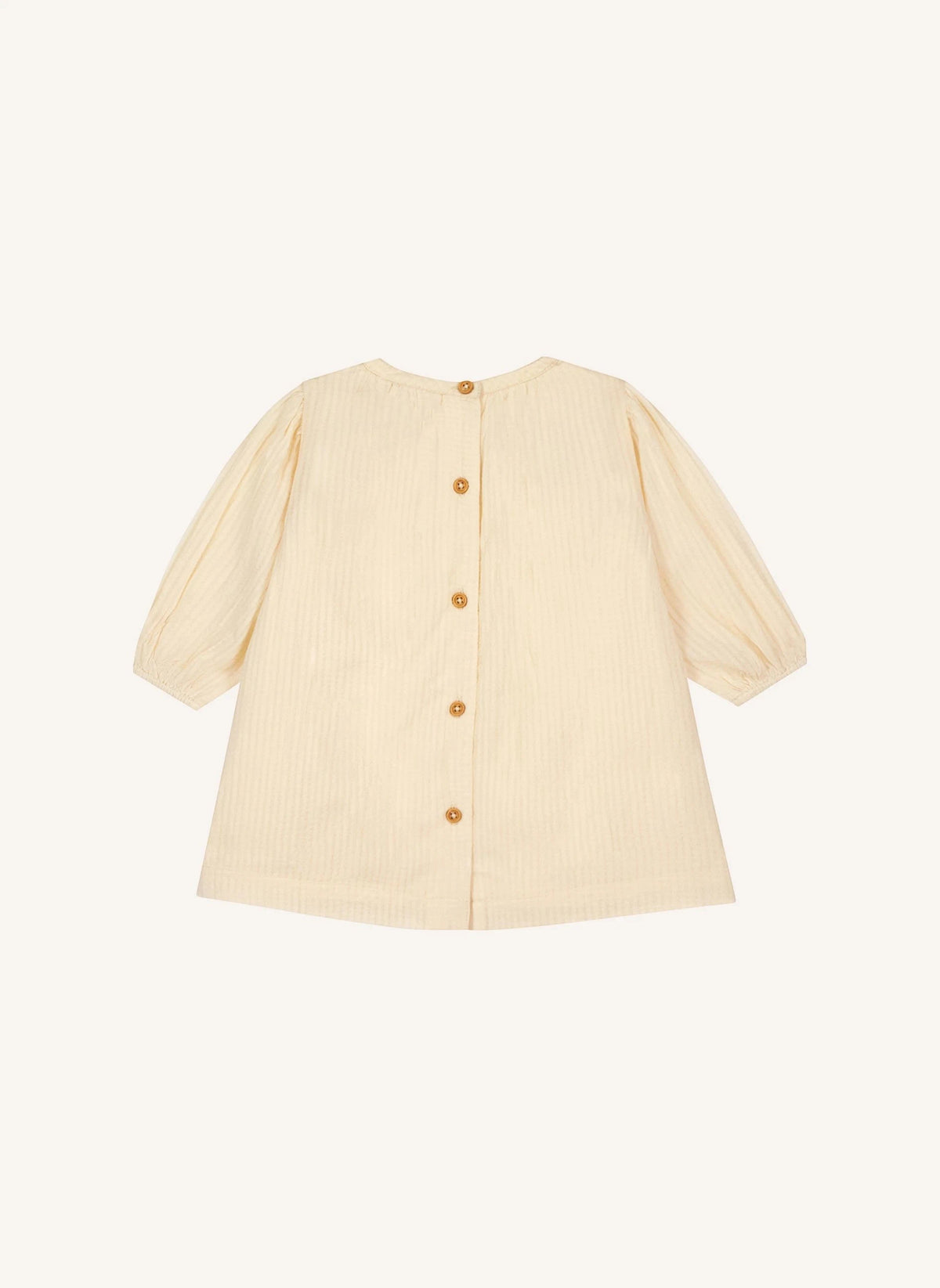 Bonton - İşlemeli elbise France | Krem