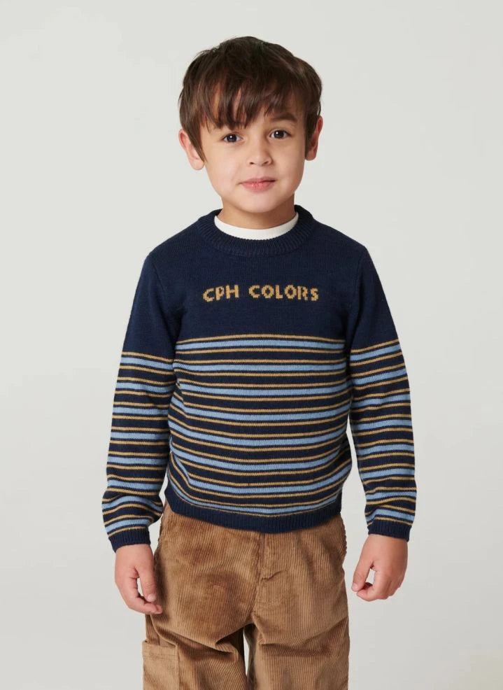 Copenhagen Colors - CPH Colors Merinowolle Pullover | Dunkelblau