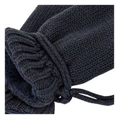 Petit Bateau – Gefütterte Babystrickhandschuhe, Marineblau