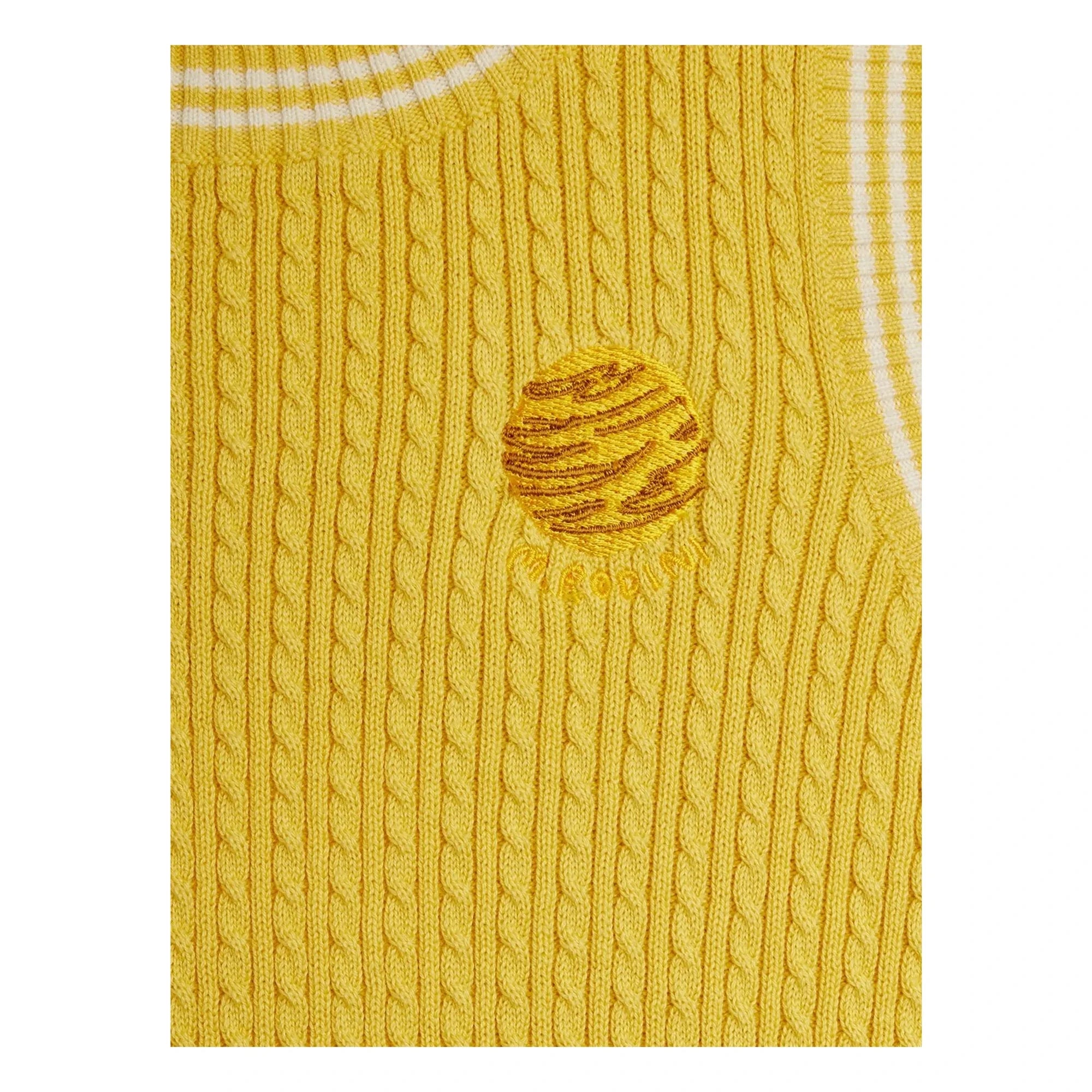 Mini Rodini - Bio-Baumwoll-Strickoberteil | Gelb