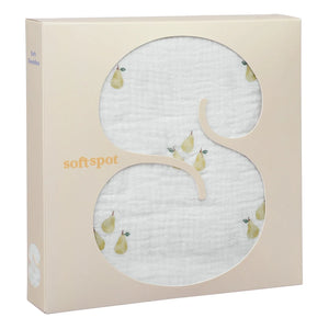 Soft Spot - Birnenwickeltuch aus Bio-Baumwolle | Pear