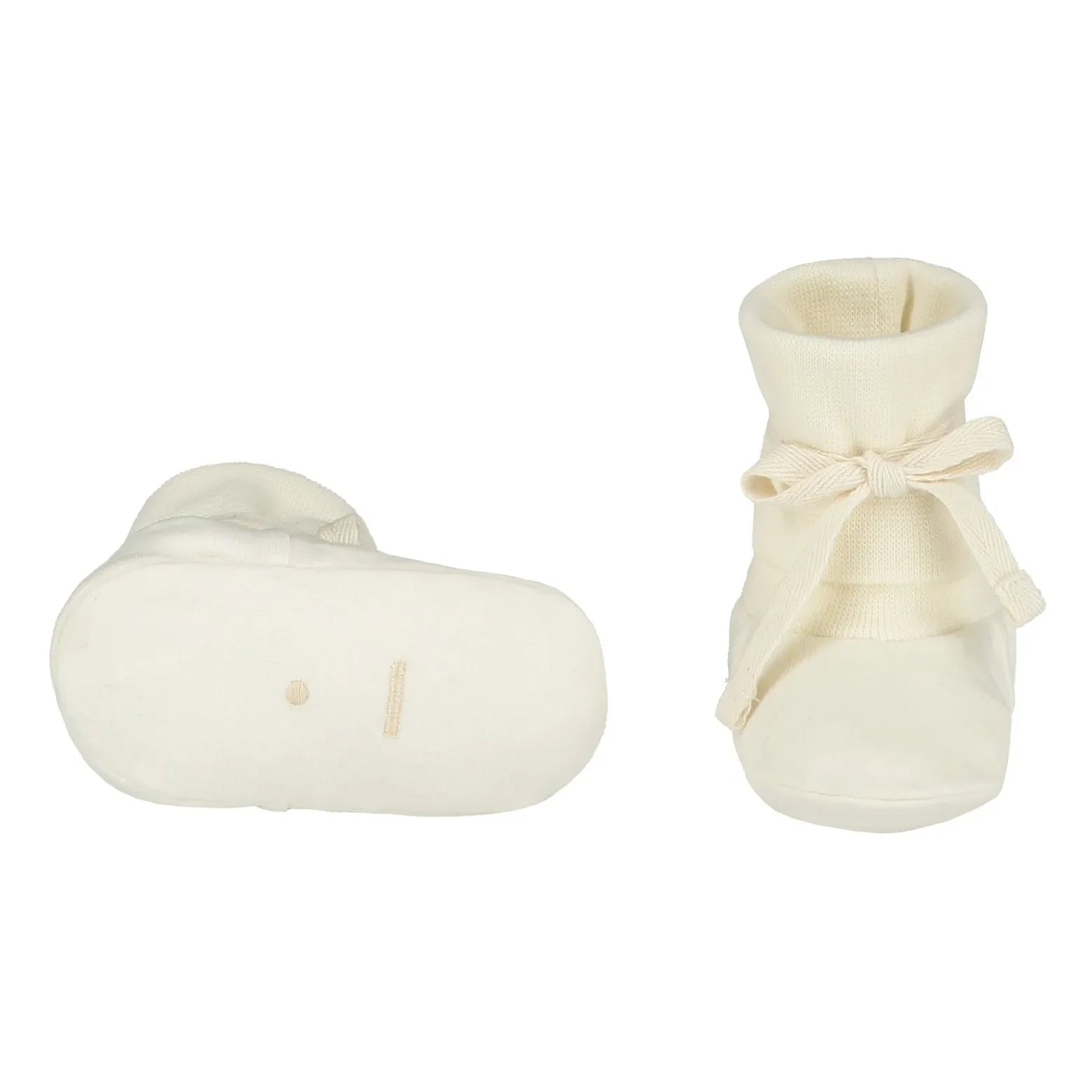 Gray Label - Bio-Baumwoll-Rippenstrick-Babysöckchen | Ecru