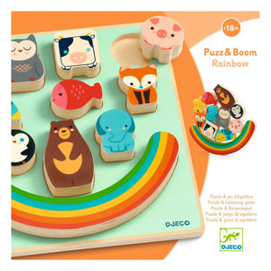 Djeco - Boom Rainbow Balance-Puzzle