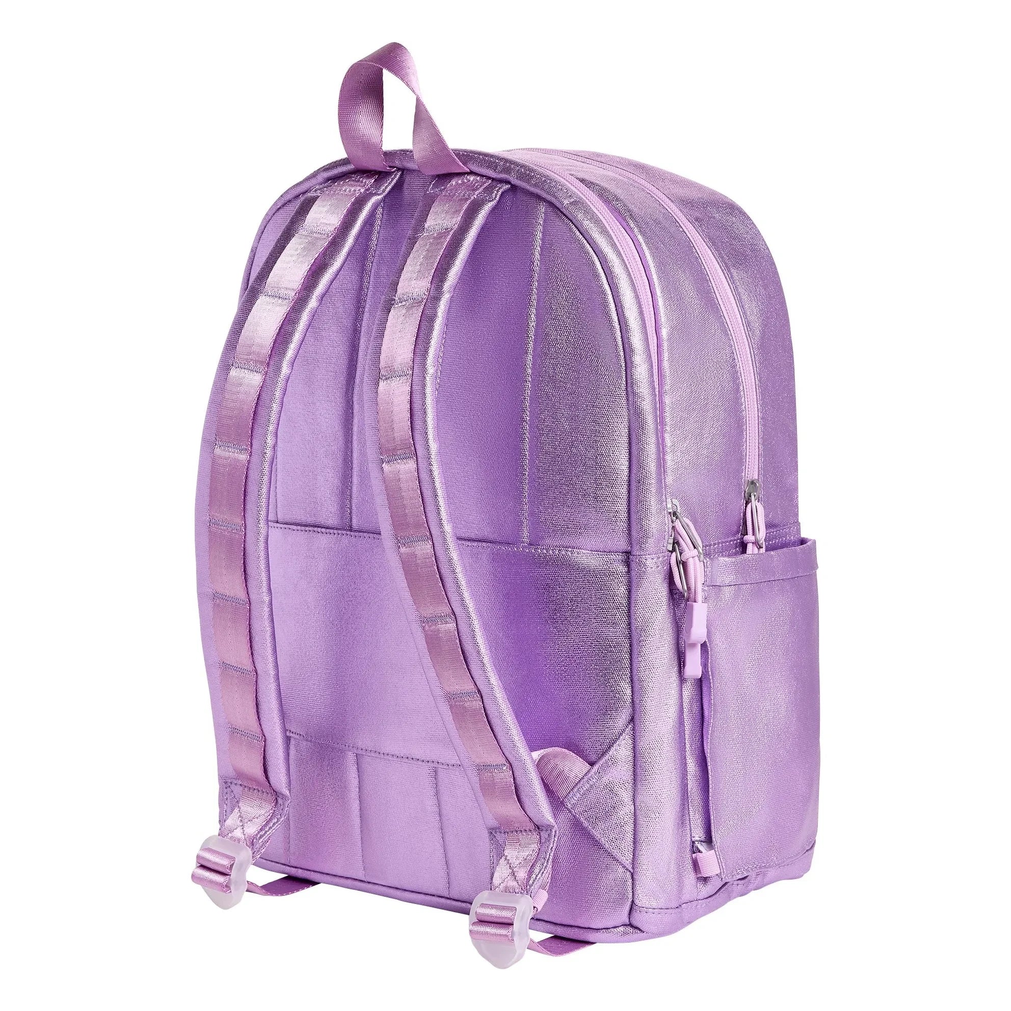 State Bags - Çift Cepli Sırt Çantası Kane Iridescent Stars | Pembe