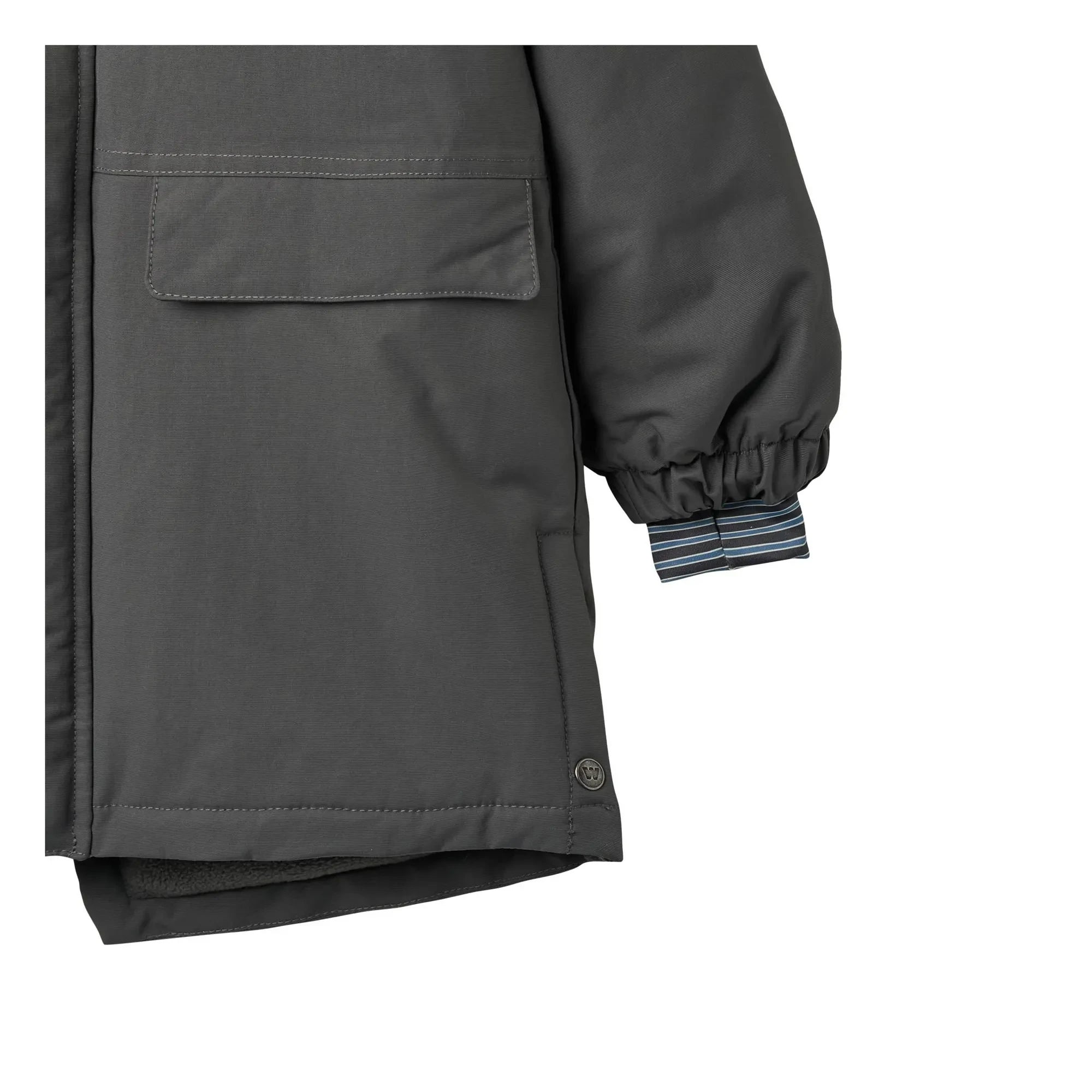 Wheat - Parka aus recycelter Faser | Schwarz