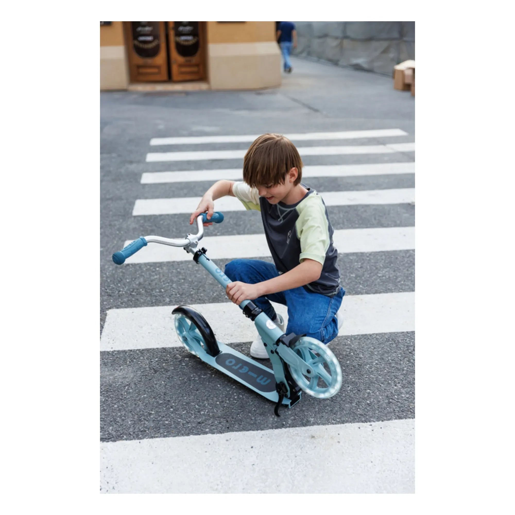 Micro - LED Cruiser Scooter | Eisblau