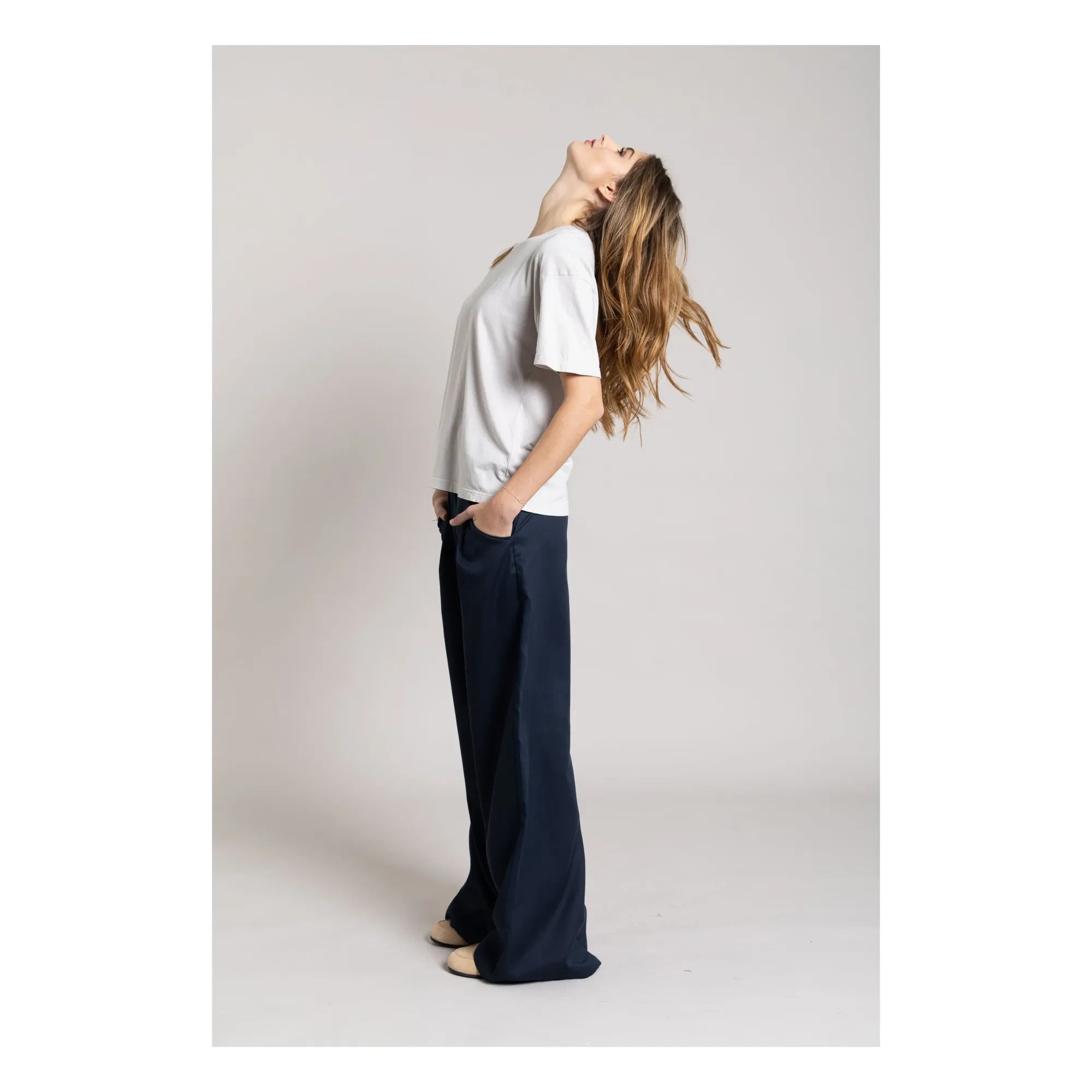 Smallable Woman - Hana Bio-Baumwoll-T-Shirt | Perlengrau