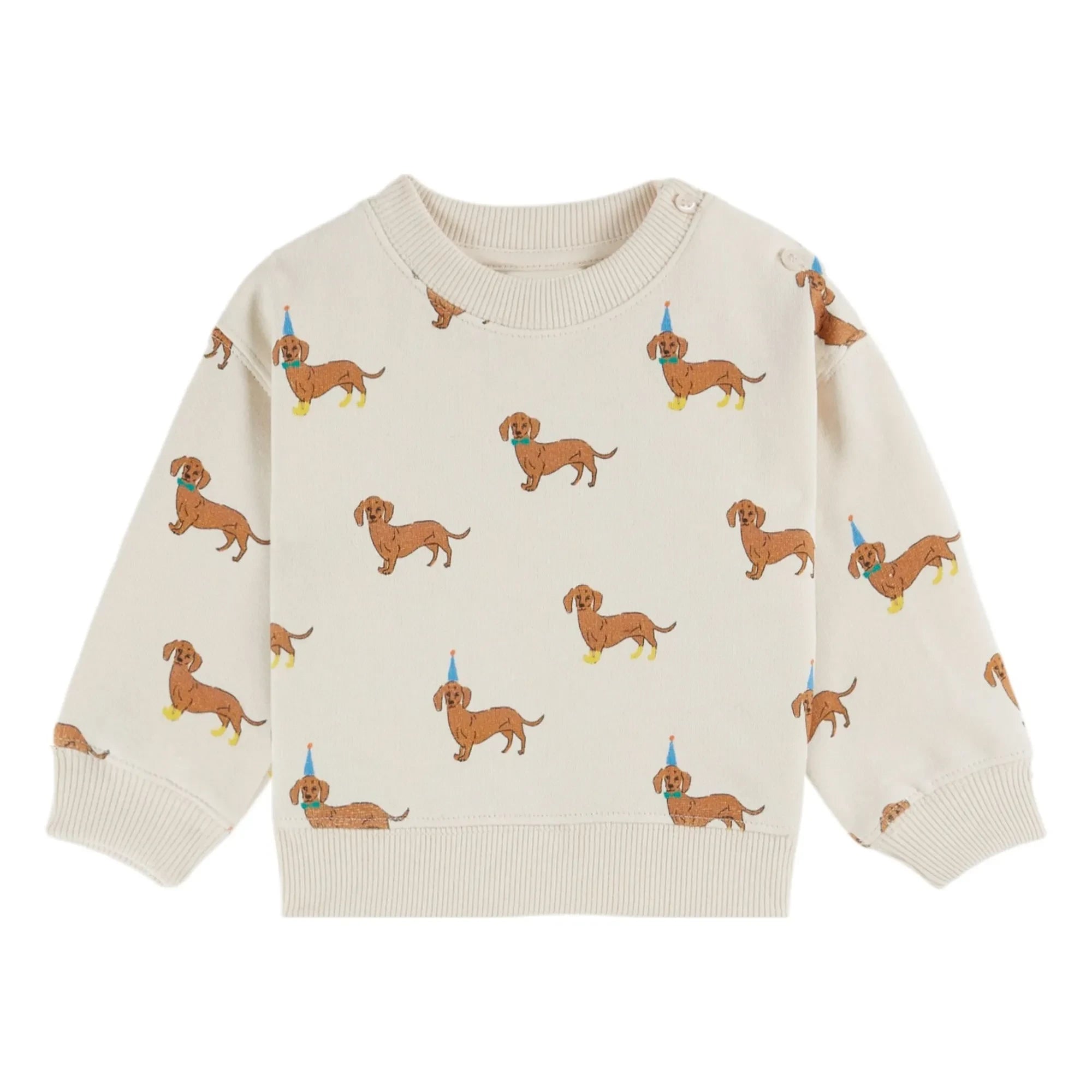 Emile et Ida – Sweat Dogs Bio-Baumwolle | Ecru