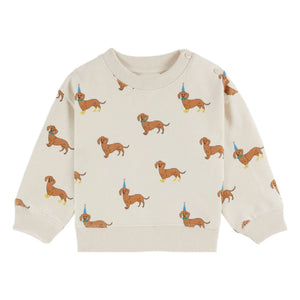 Emile et Ida – Sweat Dogs Bio-Baumwolle | Ecru