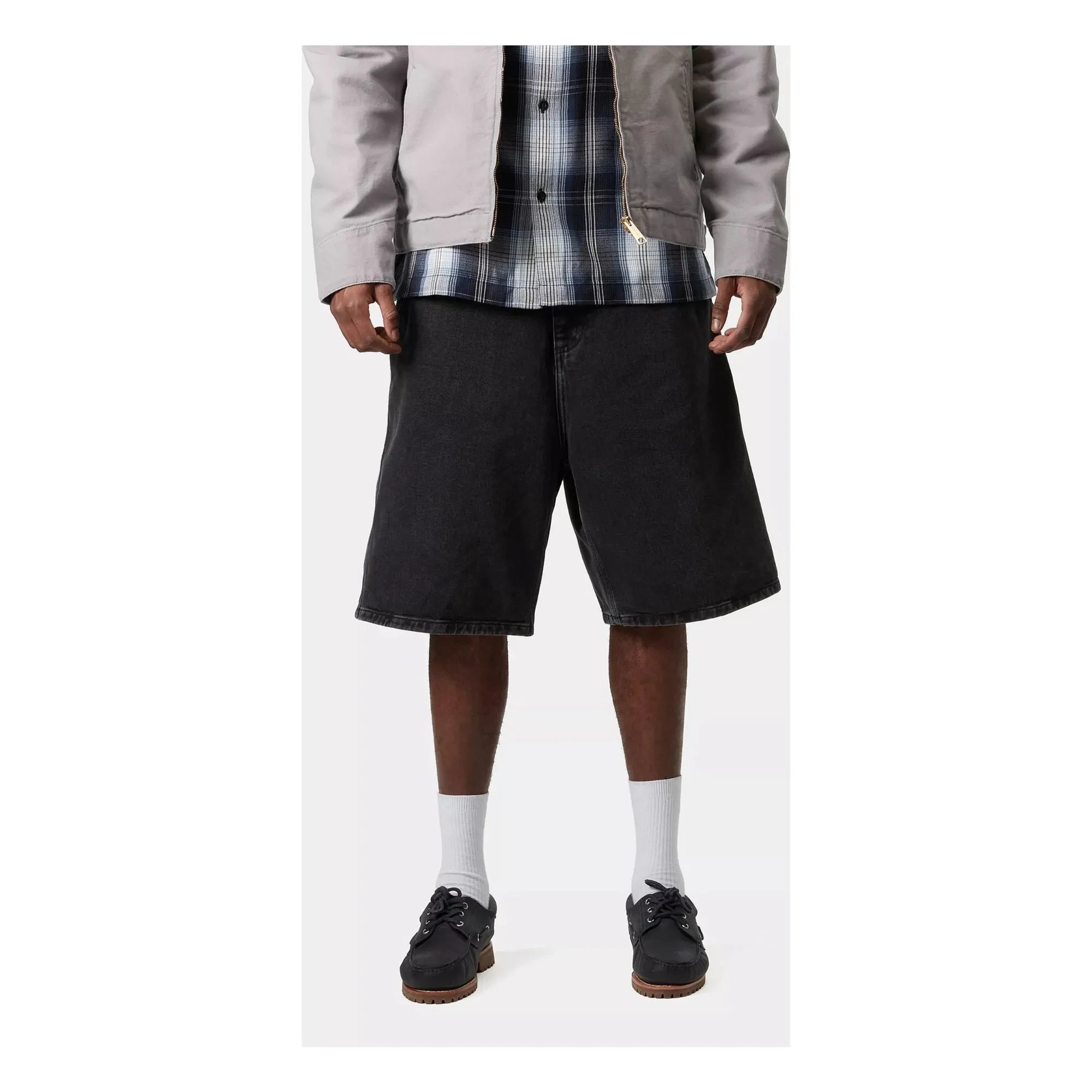 Carhartt WIP - Bio-Baumwolle Rivet Shorts | Schwarz