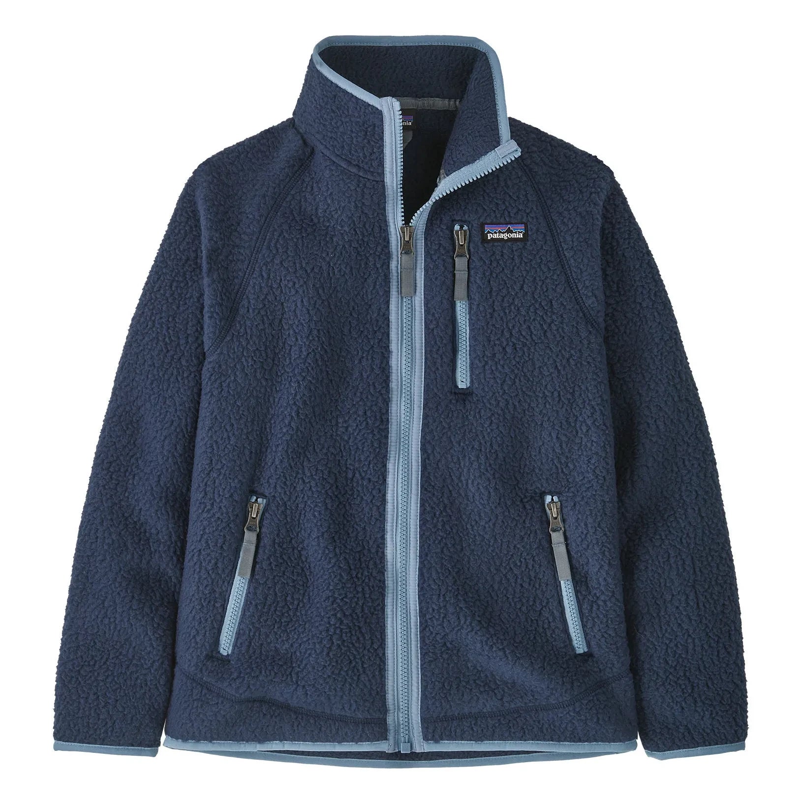 Patagonia - Fleecejacke aus Kunstfell | Marineblau