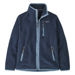 Patagonia - Fleecejacke aus Kunstfell | Marineblau