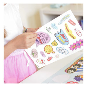 Poppik – 100 % Englisch Stickerposter