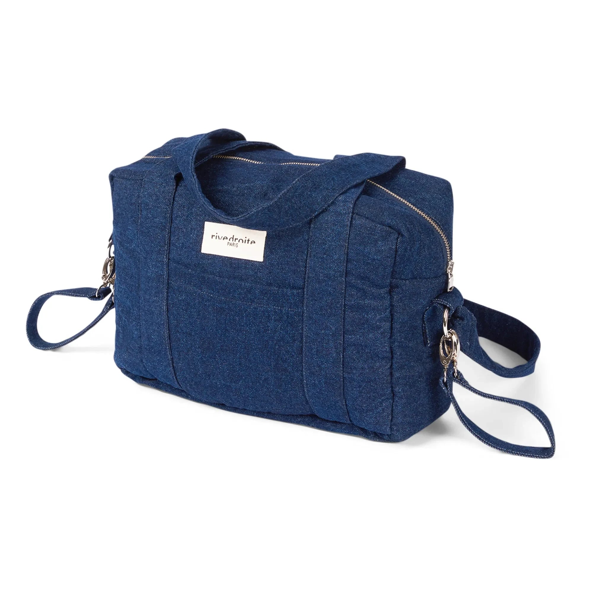 rivedroite – Mini Darcy Convertible Denim Wickeltasche | Denim brut