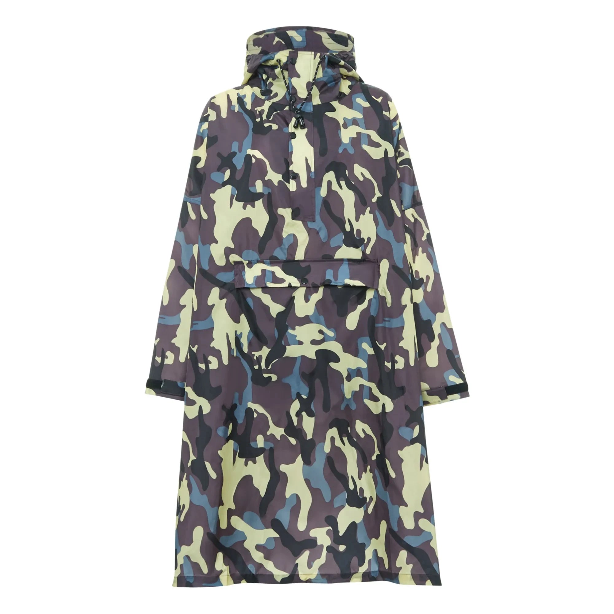Rainkiss - Camouflage Wasserdichter Poncho | Camel