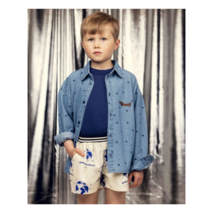 Mini Rodini - Short Society Tencel | Ekru
