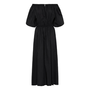Matteau - Voluminöses Trägerkleid | Schwarz