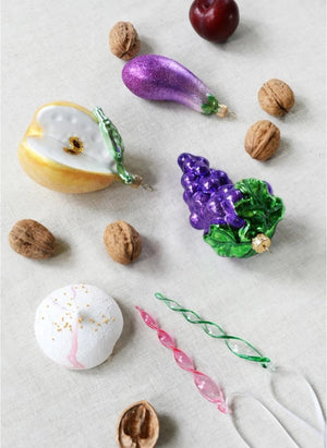 &Klevering - Trauben Weihnachtsbaumschmuck | Lila