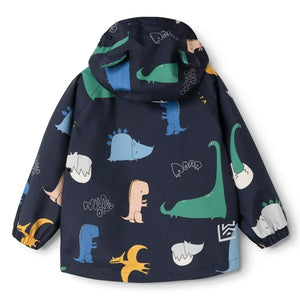 Liewood - Manu Dinosaurs Regenbekleidungs-Set Hergestellt aus recycelten Fasern | Dunkelblau
