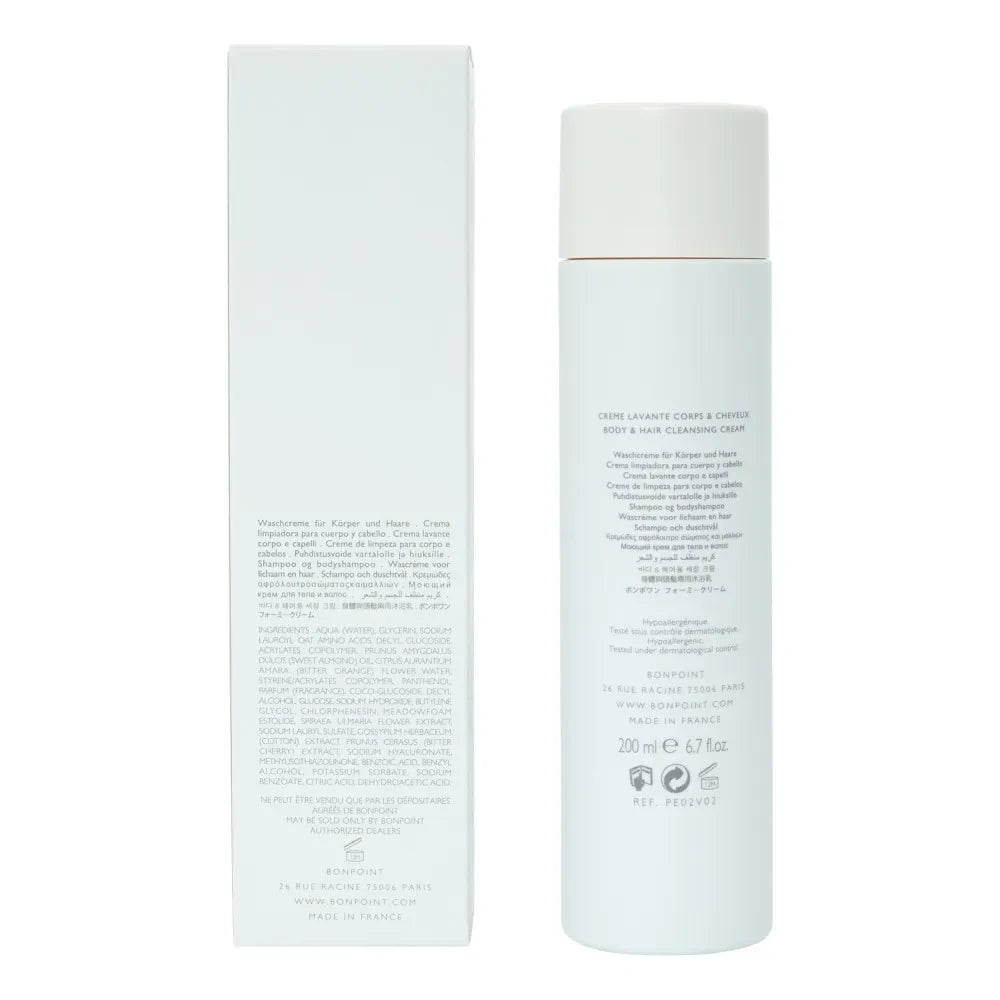 Bonpoint - Schäumende Creme-Reinigung für Gesicht, Körper und Haar - 200 ml
