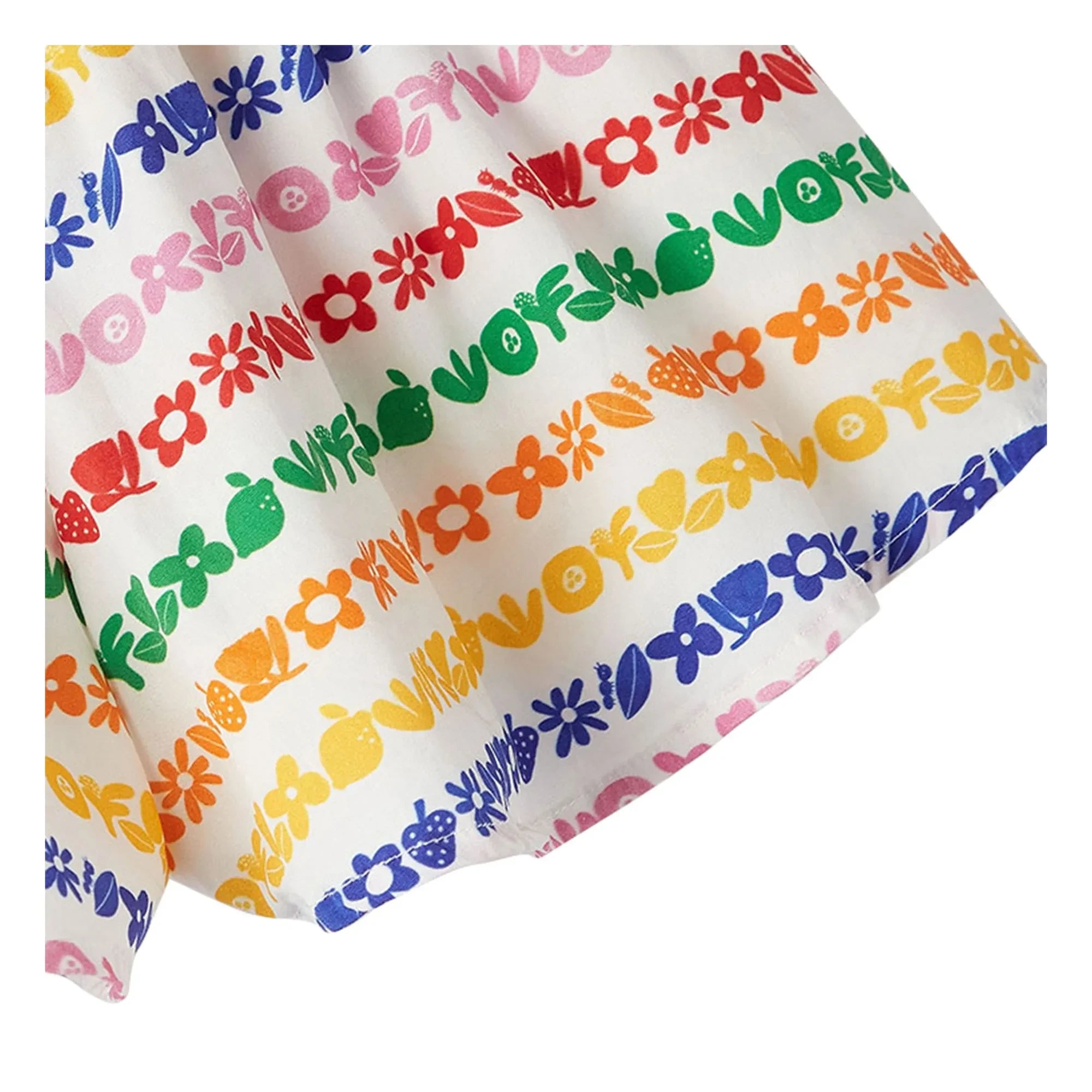Fabula - Gestreifte Garten-Shorts | Weiß