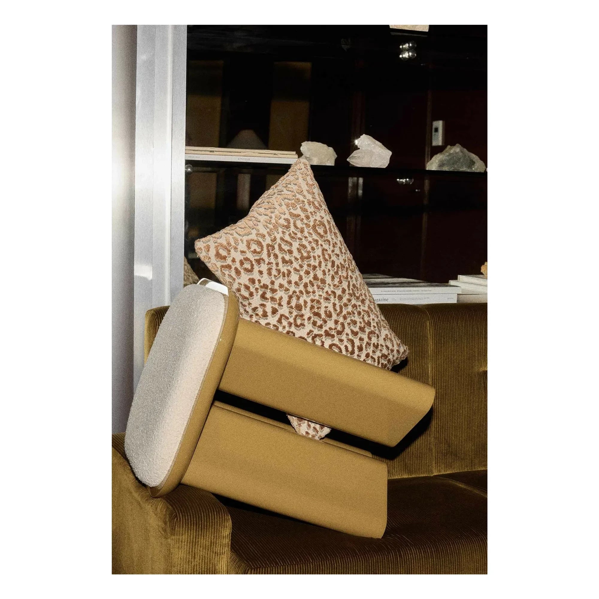 Gabrielle Paris - Jacquard Kissenbezug | Leopard