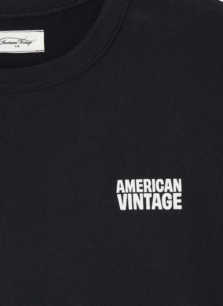 American Vintage - Ykobow T-Shirt | Schwarz