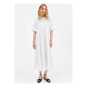 Skall Studio - Bonne Baumwollkleid | Weiß