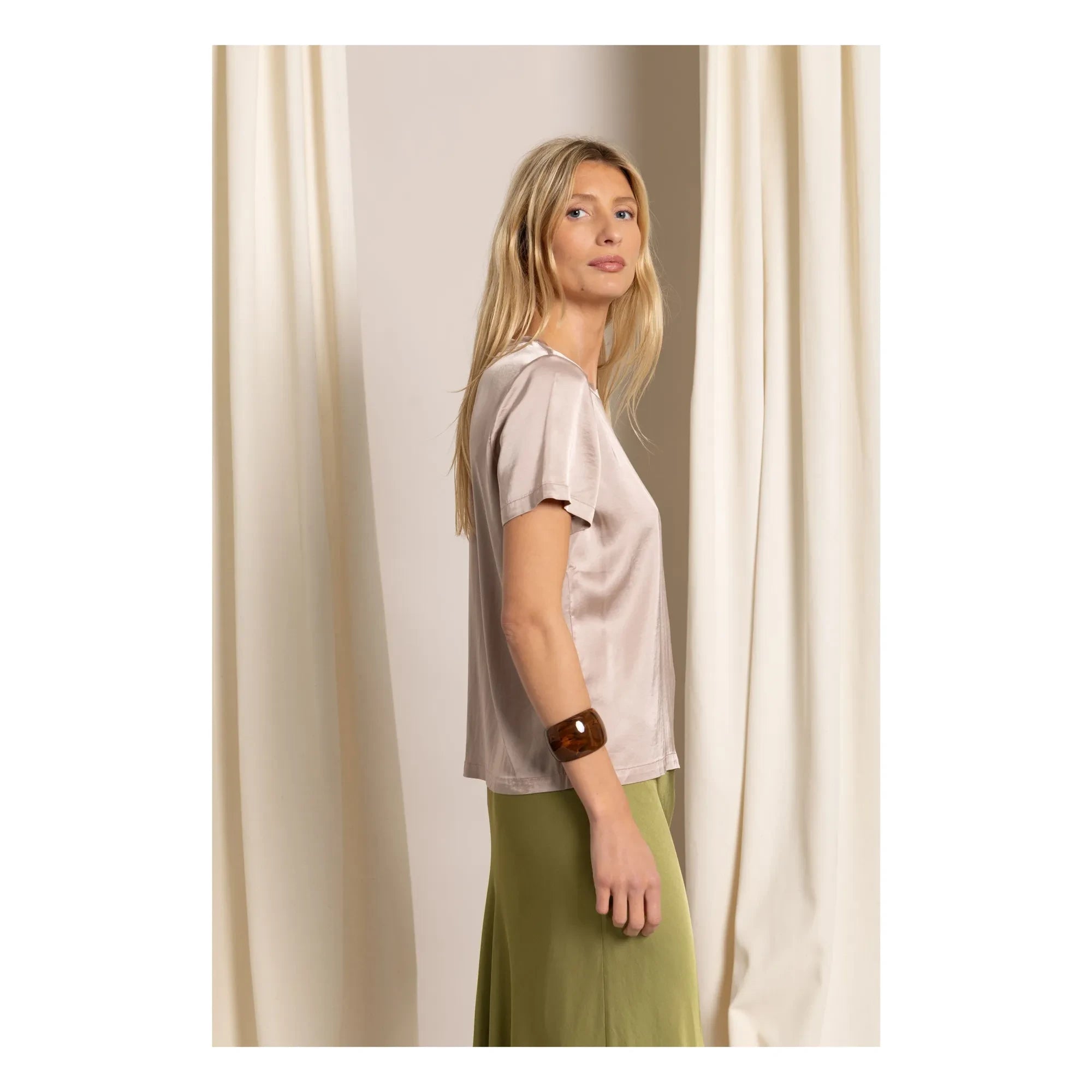 Smallable Woman - Selena T-Shirt | Beige-Rosa