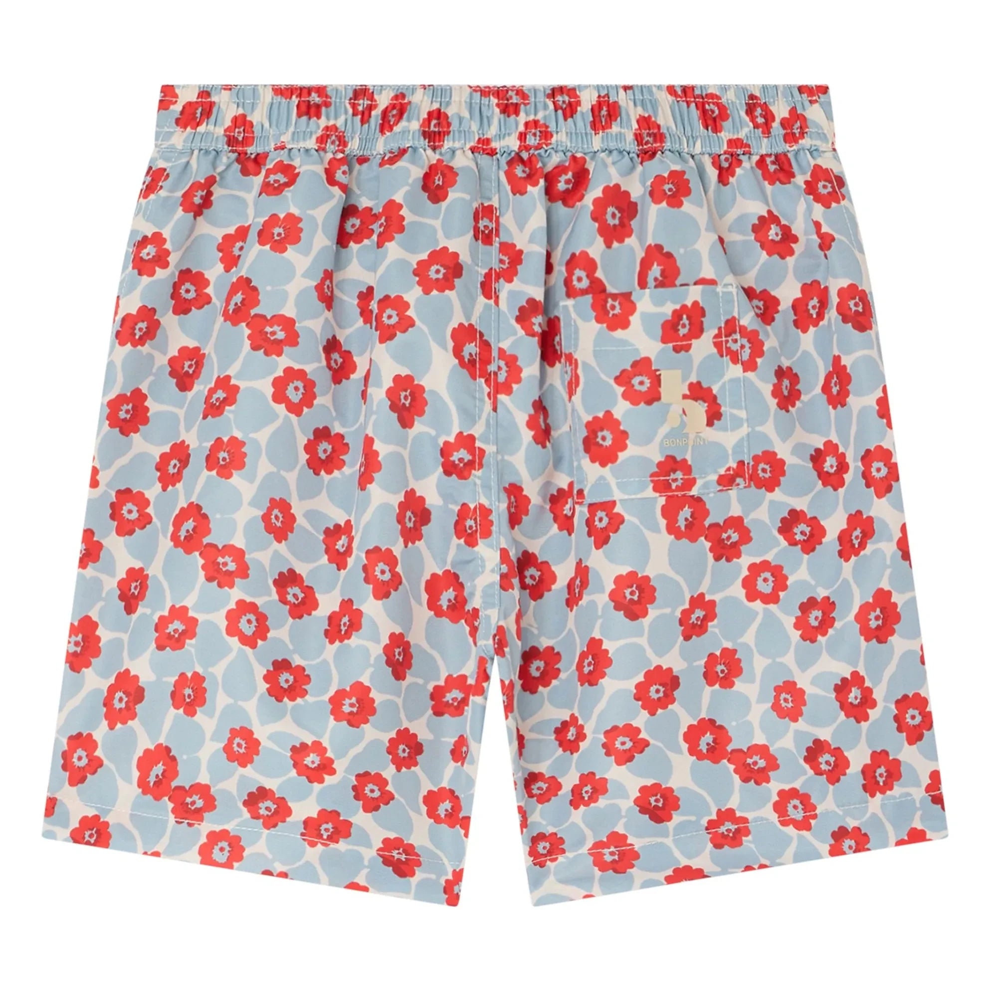 Bonpoint - Ariel Fleuri Badeshorts aus recyceltem Polyester | Hellblau