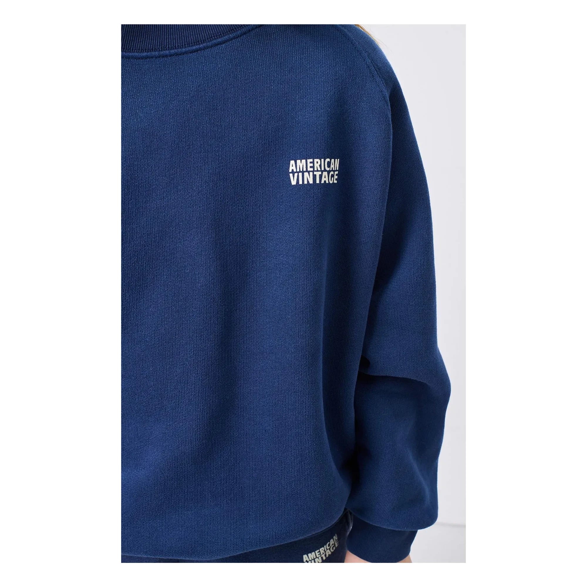 American Vintage - Izubird-Sweatshirt | Marineblau