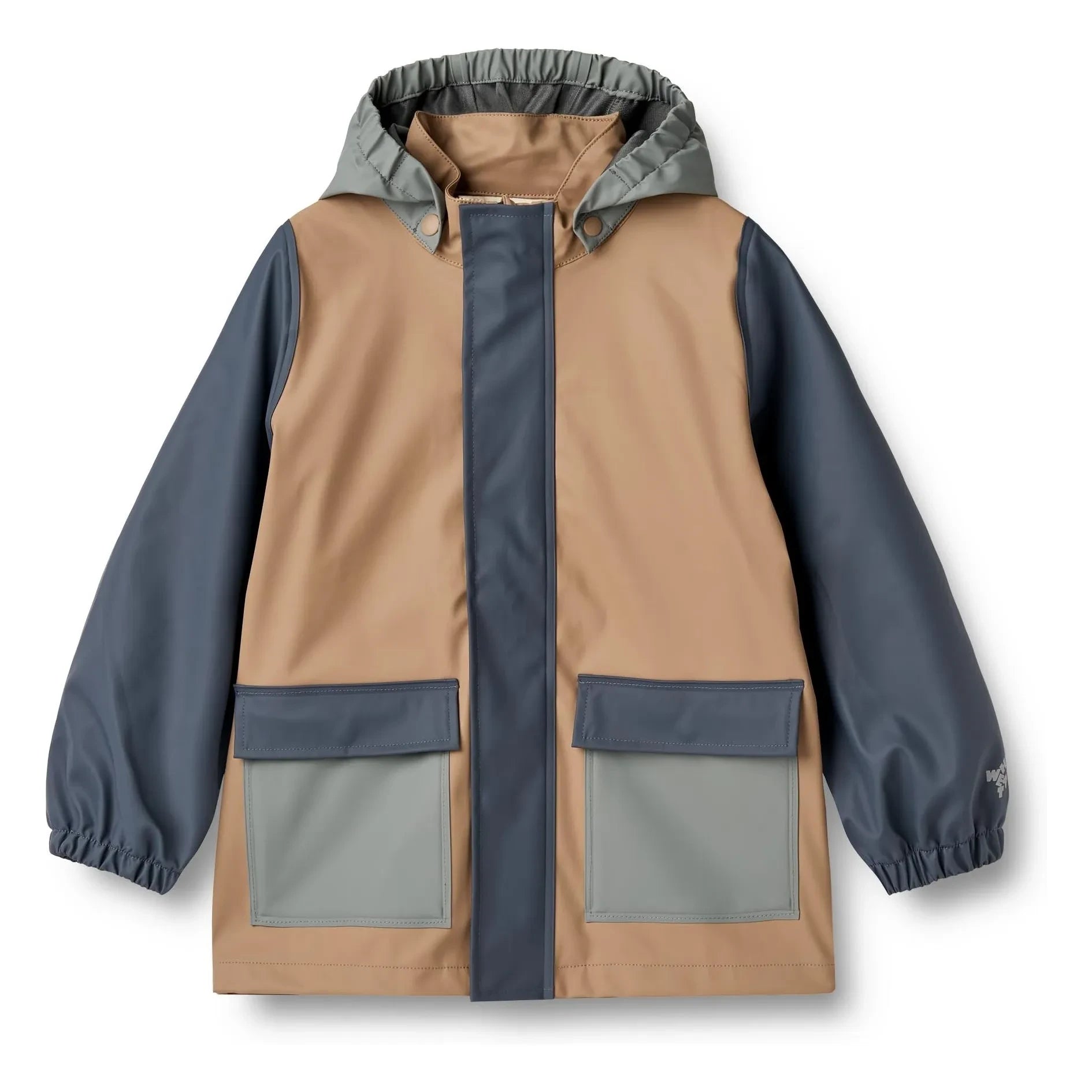 Wheat - Otu Recycelte Faser Wasserdichte Jacke | Graublau