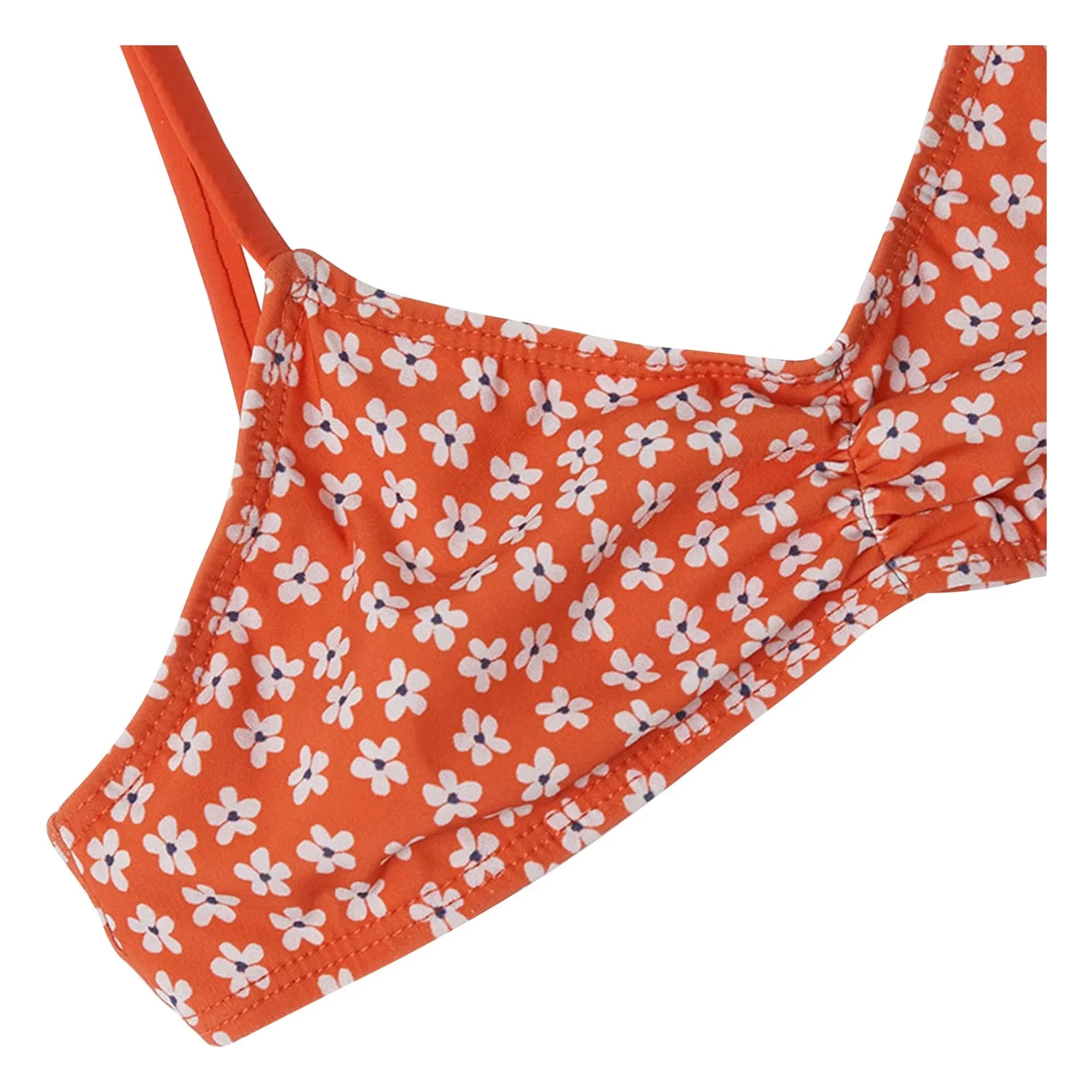 Fabula - 2-teiliger Badeanzug Orange Blumen | Orange