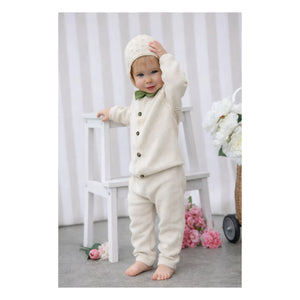 Lililotte - Béguin Pointelle Clovis Bio-Baumwolle | Ecru